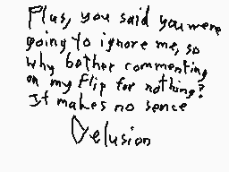 Drawn comment by Delusion