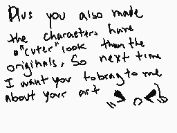 Comentario dibujado por Mikaharu