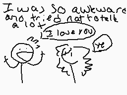 Drawn comment by bird