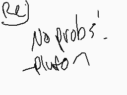 Drawn comment by pluto