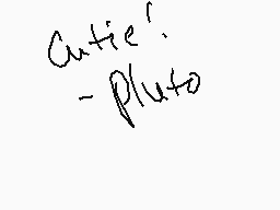 Drawn comment by pluto