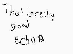 Drawn comment by echo