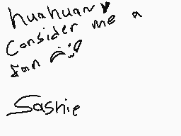 Drawn comment by Sashie