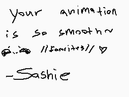 Drawn comment by Sashie