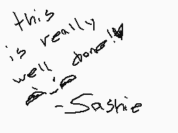 Drawn comment by Sashie