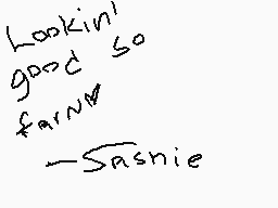 Drawn comment by Sashie