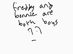 Drawn comment by FoxyFNAF