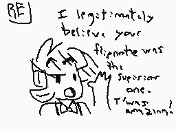 Drawn comment by KingVexerz