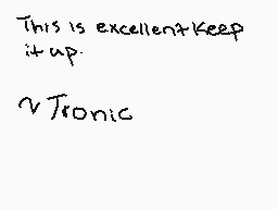 Drawn comment by Tronic