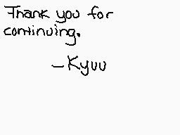 Drawn comment by Kyuu