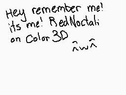 Drawn comment by RedNoctali