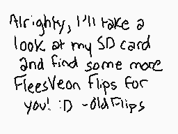 Drawn comment by Old Flips