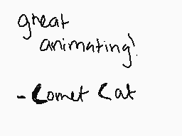 Drawn comment by COMET CAT