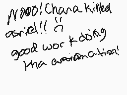 Drawn comment by Chara tale