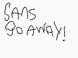 Drawn comment by Sans