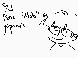 Drawn comment by Mob