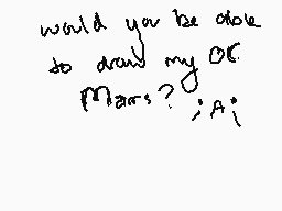 Drawn comment by Mars