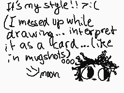 Drawn comment by Moon