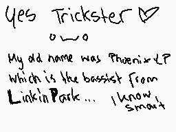 Drawn comment by Trickster☆