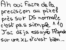 ζωγραφισμενο σχολιο του χρηστη matthieu