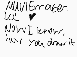 Drawn comment by MUVIEmaker