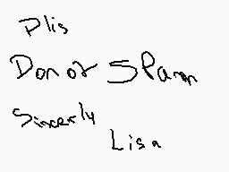 Drawn comment by Lisa