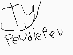 Drawn comment by Pewdiepie