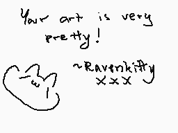 Drawn comment by RavenKitty