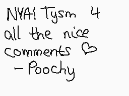 Drawn comment by ♦☆Poochy☆♦