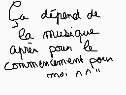 Drawn comment by ～Désiré