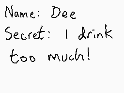 Drawn comment by Dee