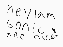 Drawn comment by Sonic