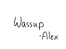 Flipnote de Alex