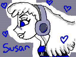 Susie loves her music :)