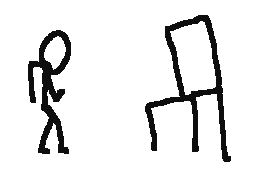 guy vs chair