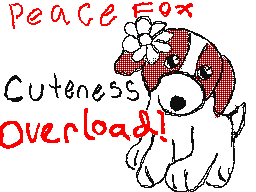 Flipnote stworzony przez Peace Fox