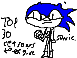 sonic is sorry