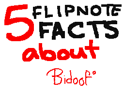 Flipnote stworzony przez Bidoof°