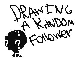 drawing a random follower a pfp