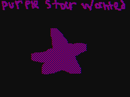 i want a purple star