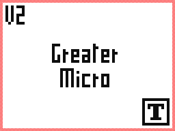 Greater Micro V2 {Typeface}