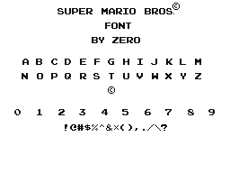 super mario bros font