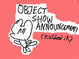 announcement on object show