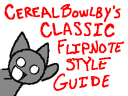 Classic Flipnote Style Guide
