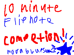 10 minute flipnote contest