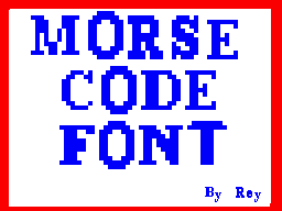 Morse Code!