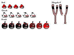 just some random Angry Birds sprites