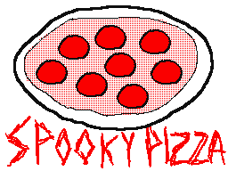 spooky pizza