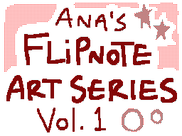 Ana's Flipnote Art, Vol. 1