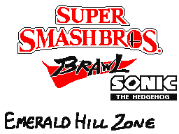 SSBB - Sonic "Emerald Hill Zone"